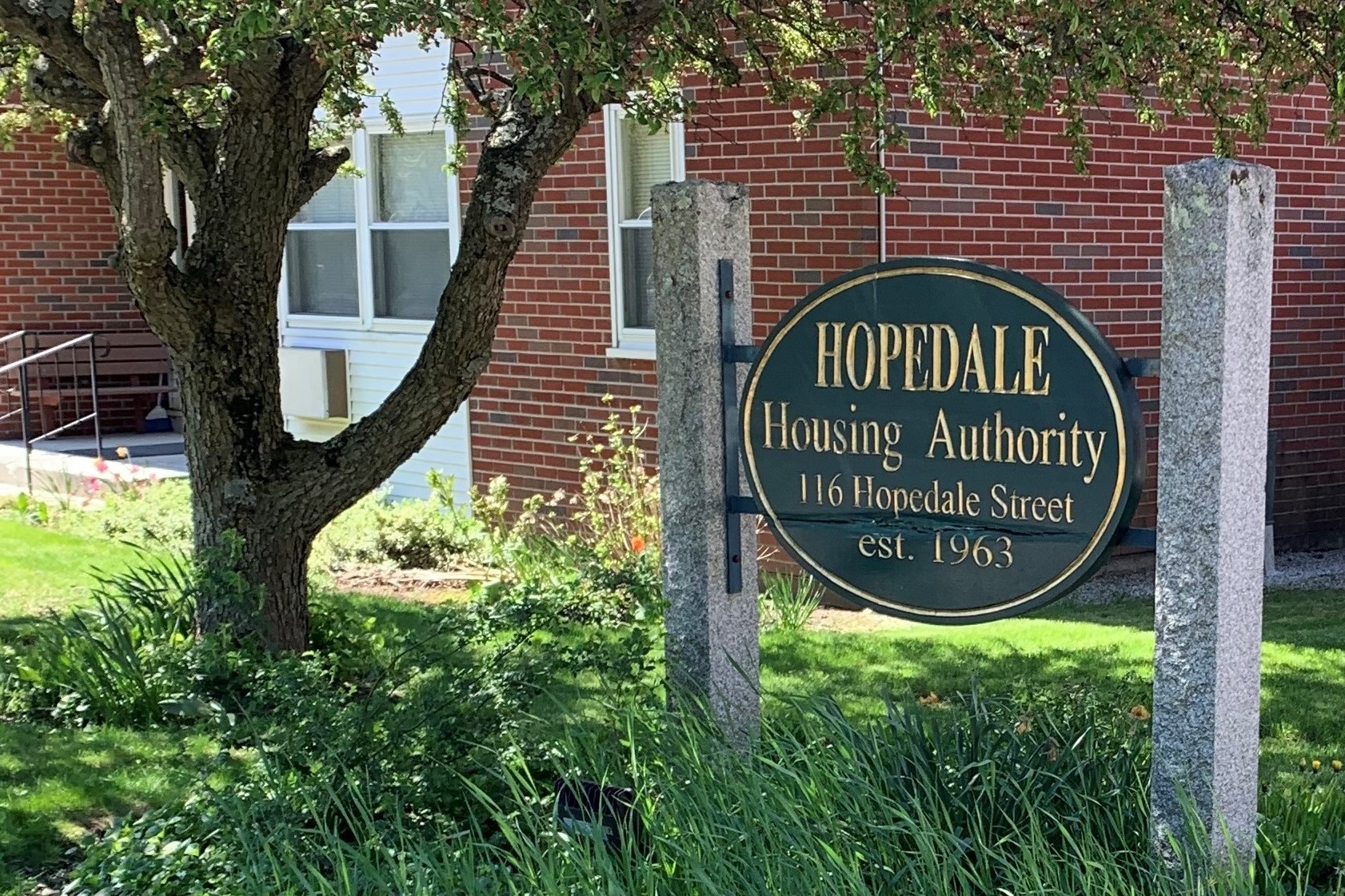 Hopedale Housing Authority Sign